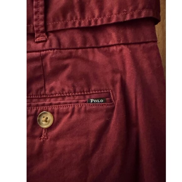 High Rise Retro Burgundy Pants - Picture 3 of 9